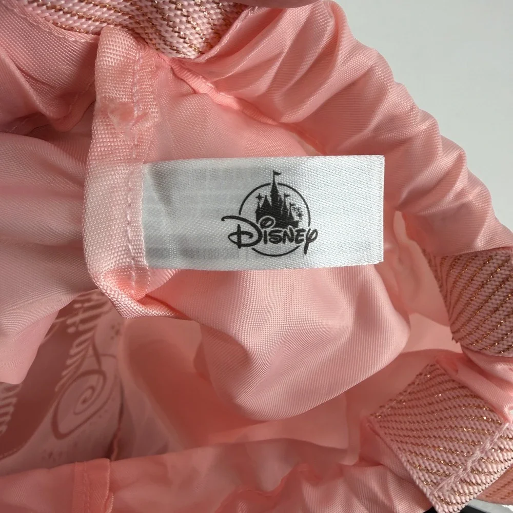 Disney‎ Bibbidi Bobbidi Boutique Drawstring Backpack Pink Princess Bag